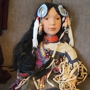 Porcelain Indian Doll